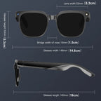 AI Smart Assistant Smart Glasses 2026 New IP65 Waterproof 800W HD Camera Support Photo Video Recording AI Translation Function