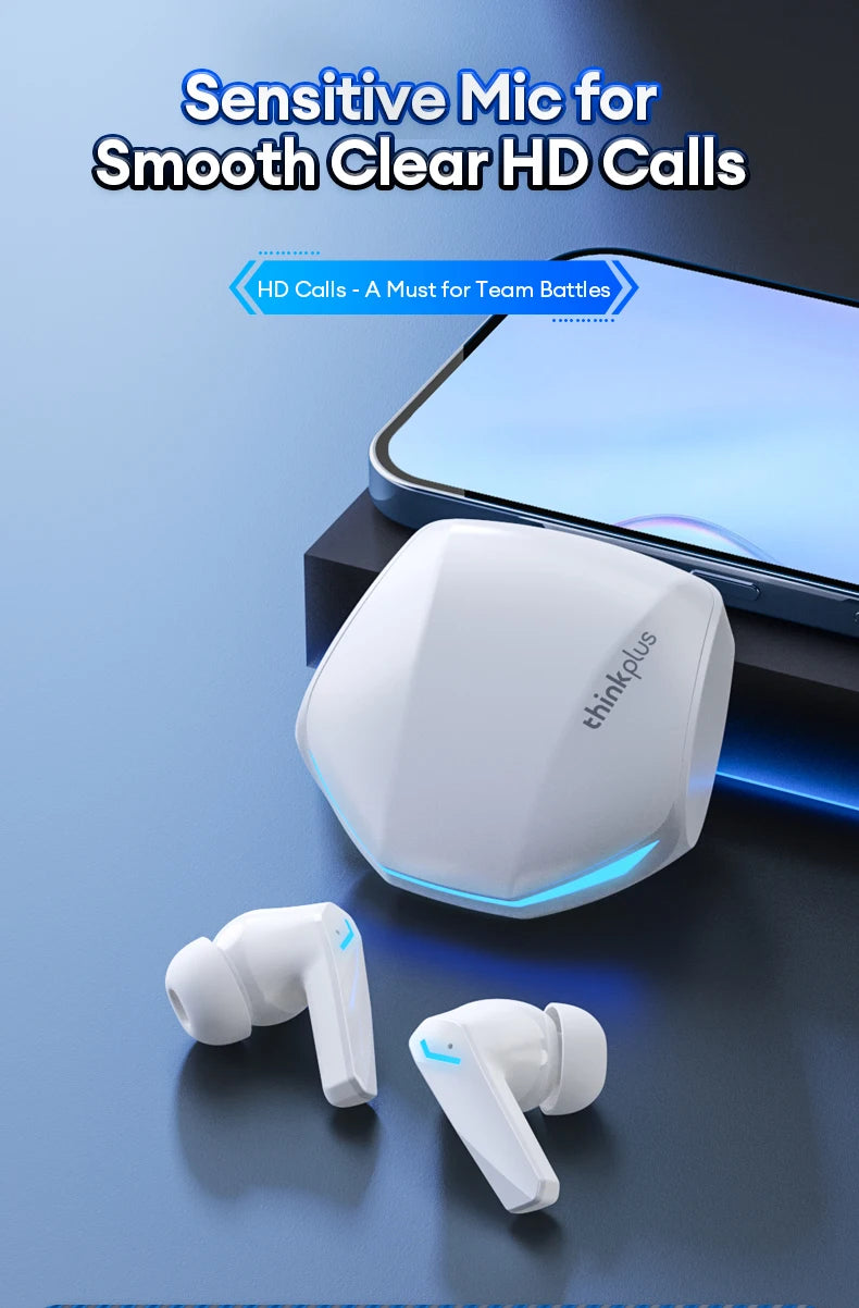 Lenovo GM2 Pro Gaming Earphones Bluetooth 5.4 Sport Headset Dual Mode HD Call Noise Reduction Earbuds with Mic Music Earphones