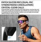 AI Smart Glasses With Camera 4K HD Video & Photo Capture, Real-Time Translation, 8MP Pixel Anti-shake Outdoor Sports Goggles Men