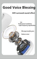 BT  Earphone Clip On Monaural Inear Motion Stereo Bone Conduction Gd28 Business Wireless Earphone Mini Monaural Tws