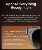 AI Smart Glasses 2026 New Model Built in 1300W HD Pixel Al Recognition AI Translation 320mAh Battery Wireless Calling Function