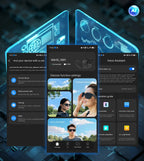 AI Smart Glasses with 8MP Camera Video Recording 100+ Languages Translation Sunglasses Bluetooth Call Music Play Men Women 2026