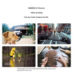 2025 AI Smart Glasses - 8MP Camera for First-Person Vlog, Voice Translation, Music & Calls, IP65 Waterproof, Ultra-Light