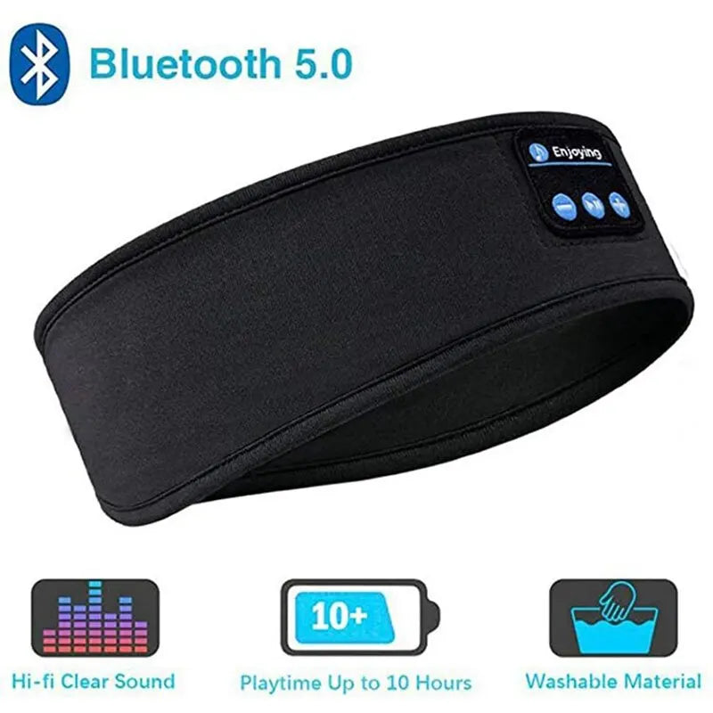 Sleep Headband Earphones — Wireless Bluetooth Eye Mask