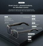 AI Smart Assistant Smart Glasses 2026 New IP65 Waterproof 800W HD Camera Support Photo Video Recording AI Translation Function