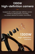 AI Smart Glasses 2026 New Model Built in 1300W HD Pixel Al Recognition AI Translation 320mAh Battery Wireless Calling Function
