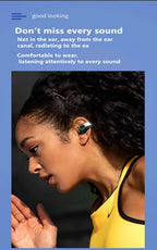 BT  Earphone Clip On Monaural Inear Motion Stereo Bone Conduction Gd28 Business Wireless Earphone Mini Monaural Tws