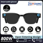 2026New AI Smart Glasses 120+Language Translation 800W Pixel Camera Video Music Player Call Business 8K Color Change Glasses Men