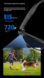 2025 AI Smart Glasses - 8MP Camera for First-Person Vlog, Voice Translation, Music & Calls, IP65 Waterproof, Ultra-Light