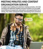 AI Smart Glasses With Camera 4K HD Video & Photo Capture, Real-Time Translation, 8MP Pixel Anti-shake Outdoor Sports Goggles Men