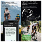 New AI smart glasses for outdoor cycling featuring an 800p camera and a compact, high-definition anti-shake action camera