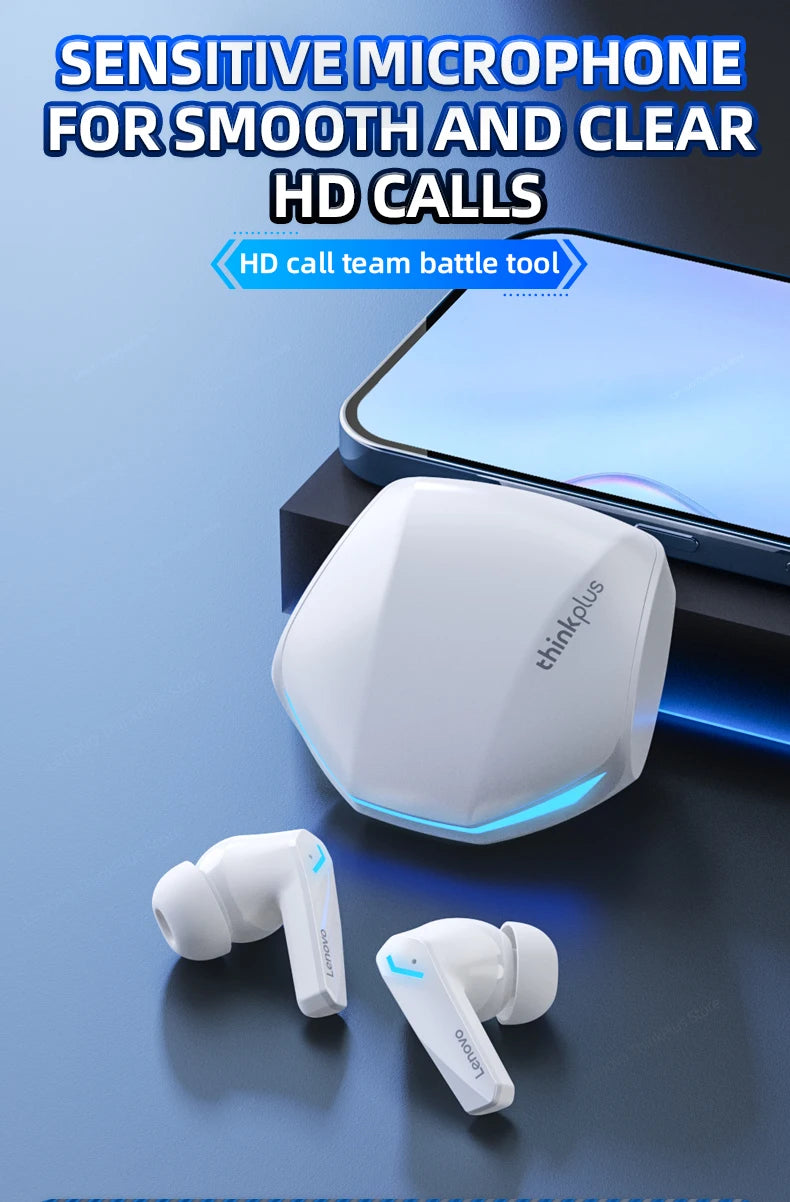 Lenovo GM2 Pro TWS Wireless HIFI Stereo Headset Low Latency Headphones Gaming Music Dual Mode Earbuds Music Sport Headset