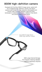 2026 New AI Smart Glasses 4K 800W Camera Photos&Video Bluetooth 5.4 &ENC ChatGPT Translation Glasses Music Sunglasses Womrn Men