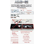 2025 AI Smart Glasses - 8MP Camera for First-Person Vlog, Voice Translation, Music & Calls, IP65 Waterproof, Ultra-Light