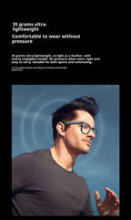 2025 AI Smart Glasses - 8MP Camera for First-Person Vlog, Voice Translation, Music & Calls, IP65 Waterproof, Ultra-Light