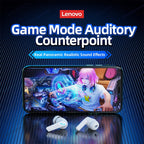 Lenovo GM2 Pro Gaming Earphones Bluetooth 5.4 Sport Headset Dual Mode HD Call Noise Reduction Earbuds with Mic Music Earphones