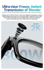 TOP 1 for Meta AI Smart Glasses 13MP Camera Video Recording 100+ Languages Translation Sunglasses Bluetooth Call Music Play