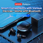 Lenovo GM2 Pro TWS Wireless HIFI Stereo Headset Low Latency Headphones Gaming Music Dual Mode Earbuds Music Sport Headset