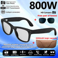 2026 AI smart Glasses HD 800W Anti-shake Camera AI Dialogue Real-time Translation IP65waterproof Bluetooth Audio Smart Glasses