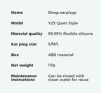 Silicone Ear Plugs for Sleeping 25dB Noise Cancelling Hearing Protection Reusable Earplugs for Sleep Focus Concerts Work Study