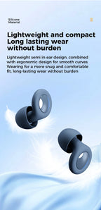Silicone Ear Plugs for Sleeping 25dB Noise Cancelling Hearing Protection Reusable Earplugs for Sleep Focus Concerts Work Study