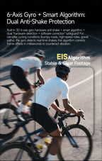 New AI smart glasses for outdoor cycling featuring an 800p camera and a compact, high-definition anti-shake action camera