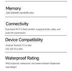 2026 AI smart Glasses HD 800W Anti-shake Camera AI Dialogue Real-time Translation IP65waterproof Bluetooth Audio Smart Glasses