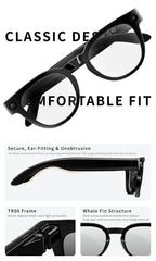 2026 AI Smart Glasses 800W Pixel Camera Translation Glasses Photo Video Recording Bluetooth 5.4 Call Waterproof Smart Sunglasses