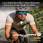 AI Smart Glasses With Camera 4K HD Video & Photo Capture, Real-Time Translation, 8MP Pixel Anti-shake Outdoor Sports Goggles Men