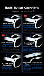 2026New AI Smart Glasses 120+Language Translation 800W Pixel Camera Video Music Player Call Business 8K Color Change Glasses Men