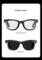 2025 AI Smart Glasses - 8MP Camera for First-Person Vlog, Voice Translation, Music & Calls, IP65 Waterproof, Ultra-Light