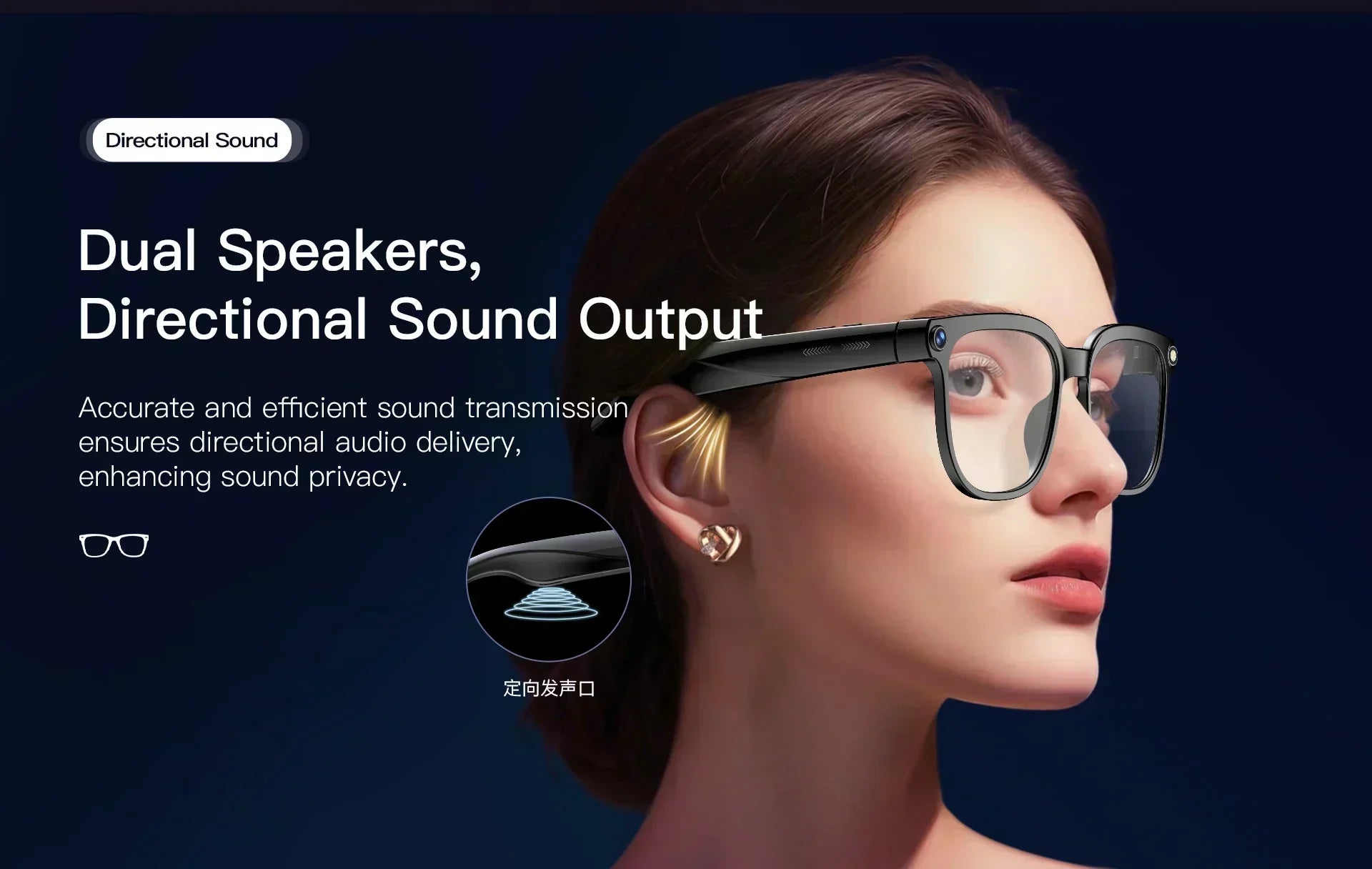 AI Smart Assistant Smart Glasses 2026 New IP65 Waterproof 800W HD Camera Support Photo Video Recording AI Translation Function