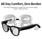 2026 AI Smart Glasses 800W Pixel Camera Translation Glasses Photo Video Recording Bluetooth 5.4 Call Waterproof Smart Sunglasses