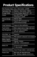 2026New AI Smart Glasses 120+Language Translation 800W Pixel Camera Video Music Player Call Business 8K Color Change Glasses Men
