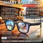 2026 New AI Smart Glasses 4K 800W Camera Photos&Video Bluetooth 5.4 &ENC ChatGPT Translation Glasses Music Sunglasses Womrn Men
