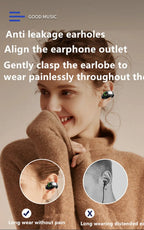 BT  Earphone Clip On Monaural Inear Motion Stereo Bone Conduction Gd28 Business Wireless Earphone Mini Monaural Tws